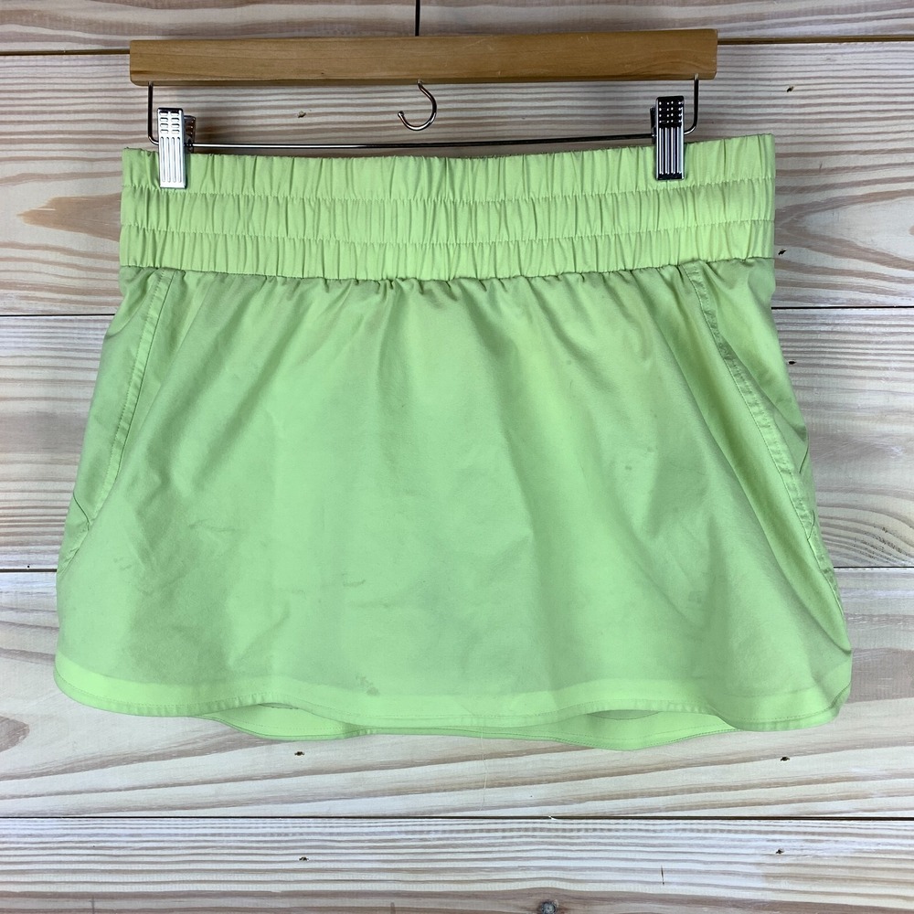 Backcountry Destination Skort Womens Large Yellow Skirt Mini Tennis Golf‎ Hiking